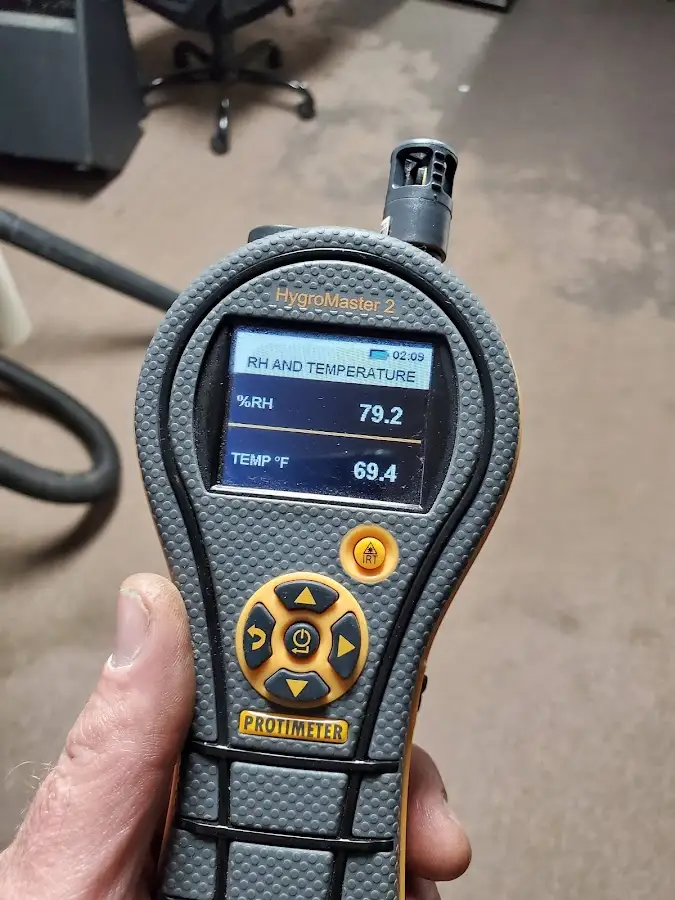 Moisture meter humidity assessment for Fire & Smoke Damage Restoration in Homeland